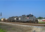 NCYR 8330 & 345 work the interchange at Charlie Baker